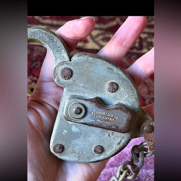 Vintage E.T. Fraim Padlock with Key **Works** Scarce Collectible - Picture 8 of 14